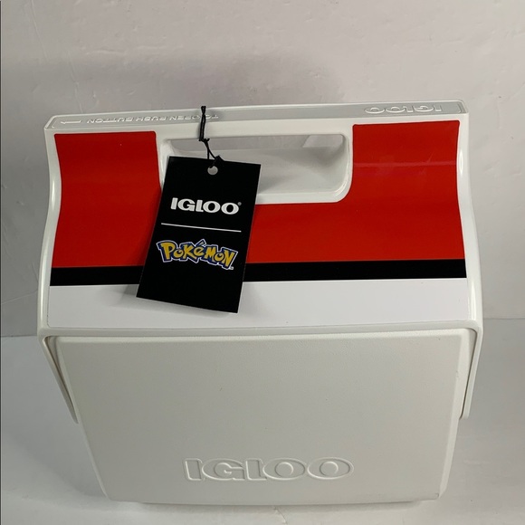 Pokémon Poke Ball 7 Qt Playmate Cooler White New - Picture 3 of 12